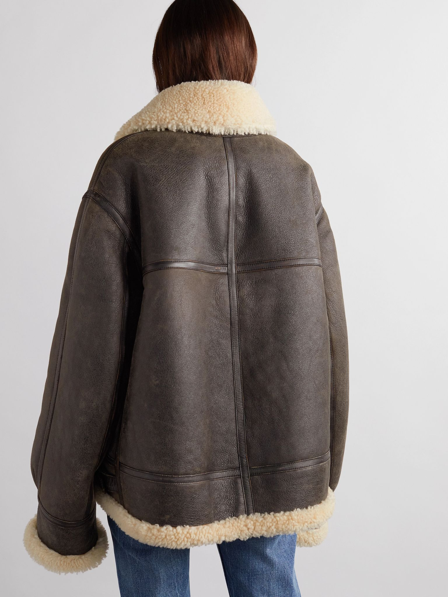 Shearling jacket Brown - 4
