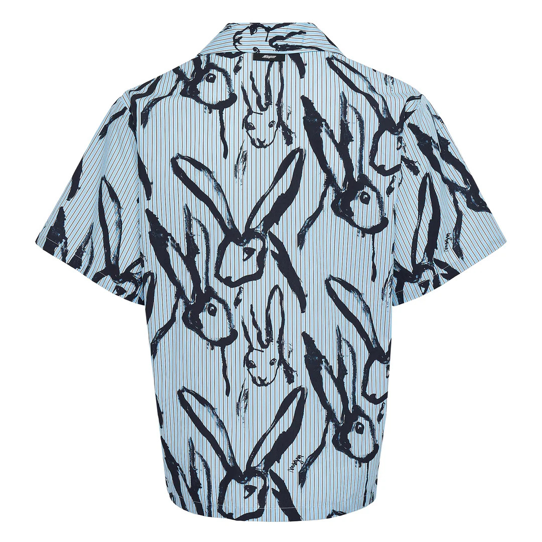 Camicia Rabbit Print Button-Up Shirt - 2