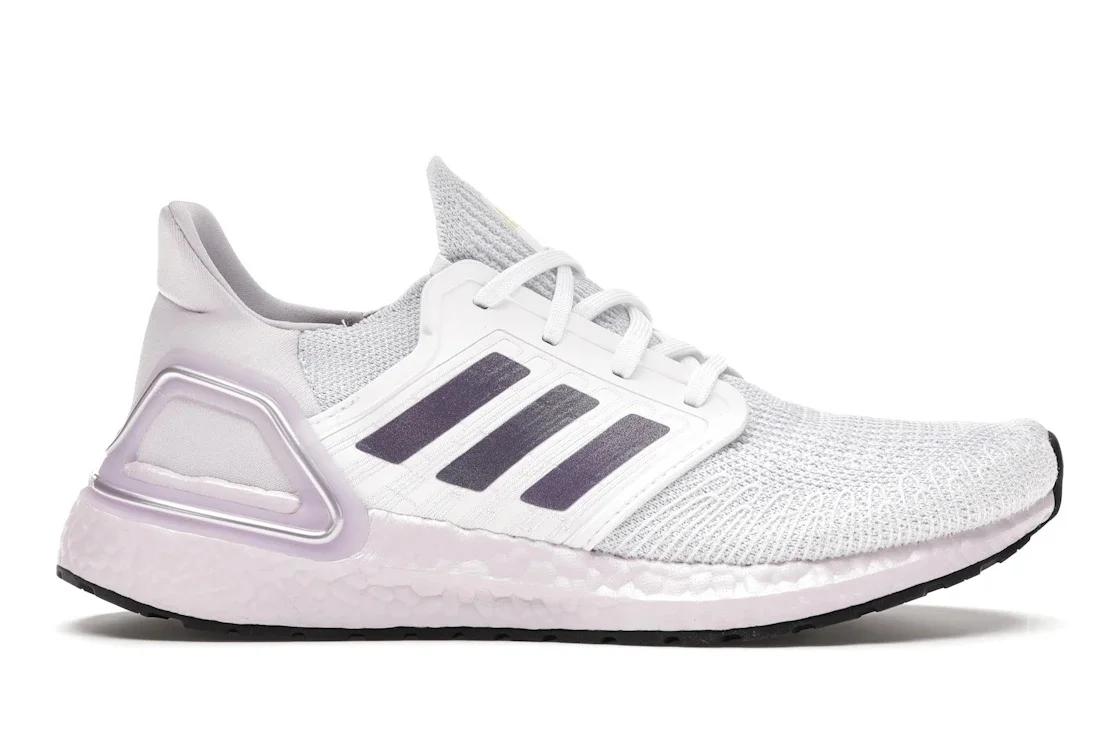 adidas Ultra Boost 20 White Tech Purple (Women's) - 1