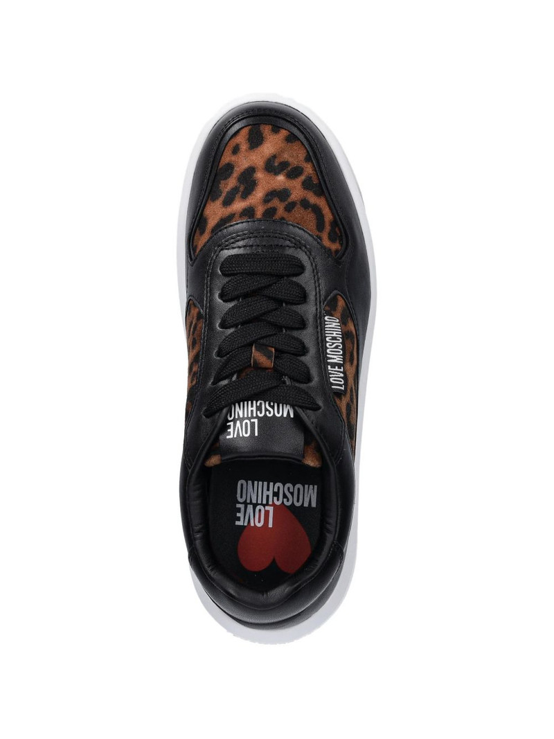 leopard-print sneakers 3