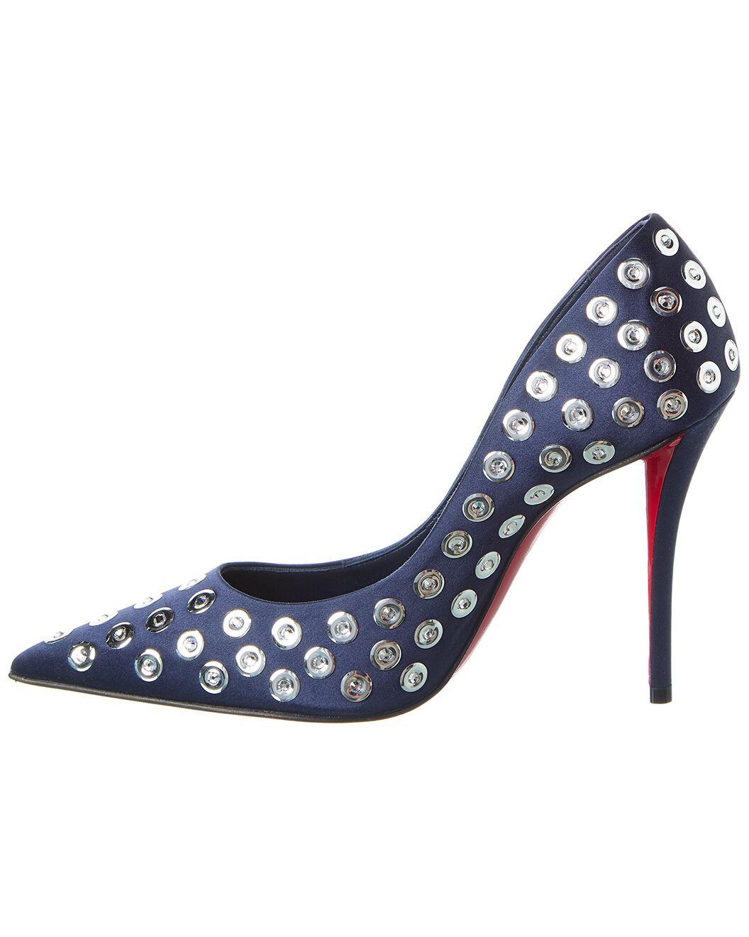Christian Louboutin Miss Z Boum Boum Mirror 100 Satin Pump - 2