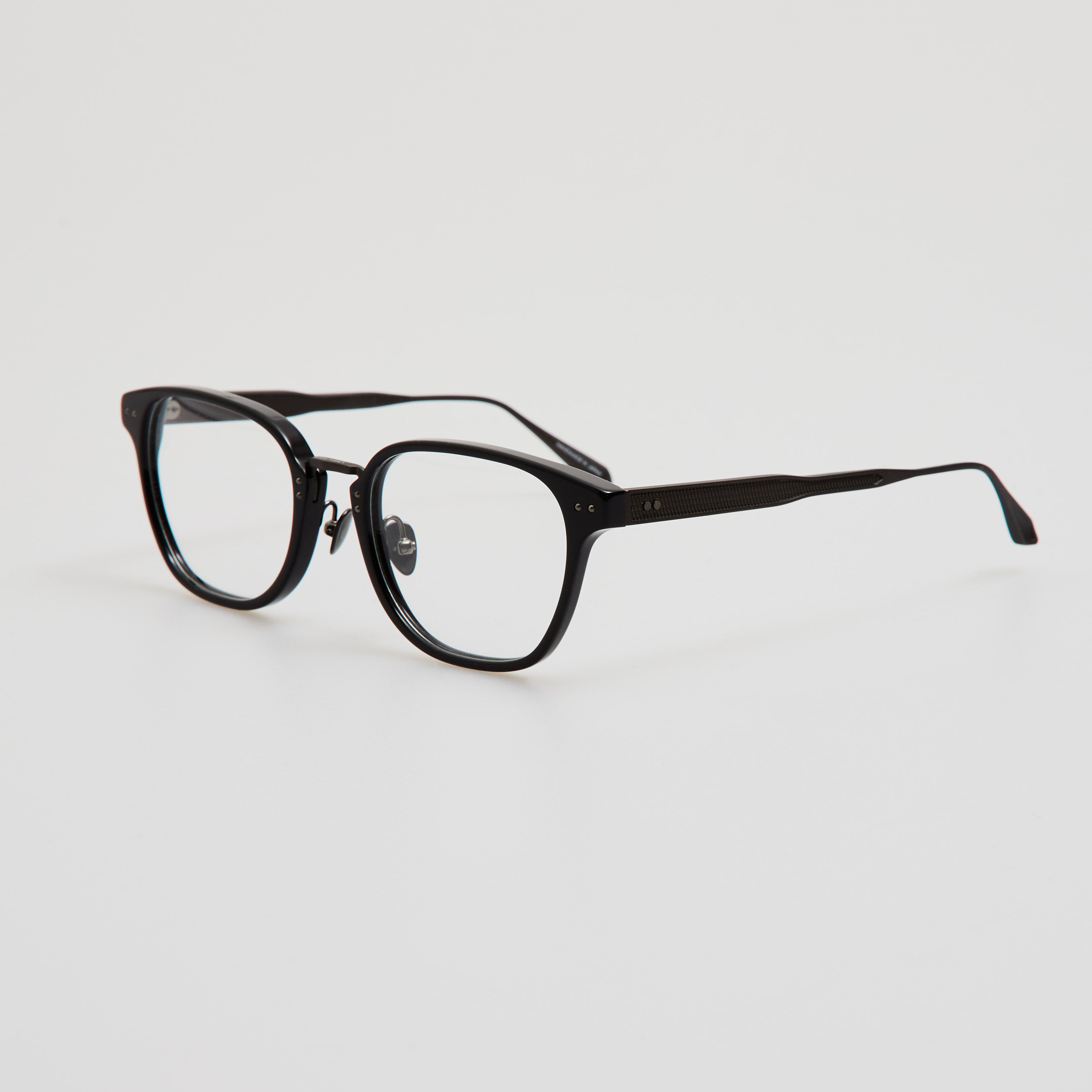 Jeffrey Optical Frame in Black and Matt Nickel - 3