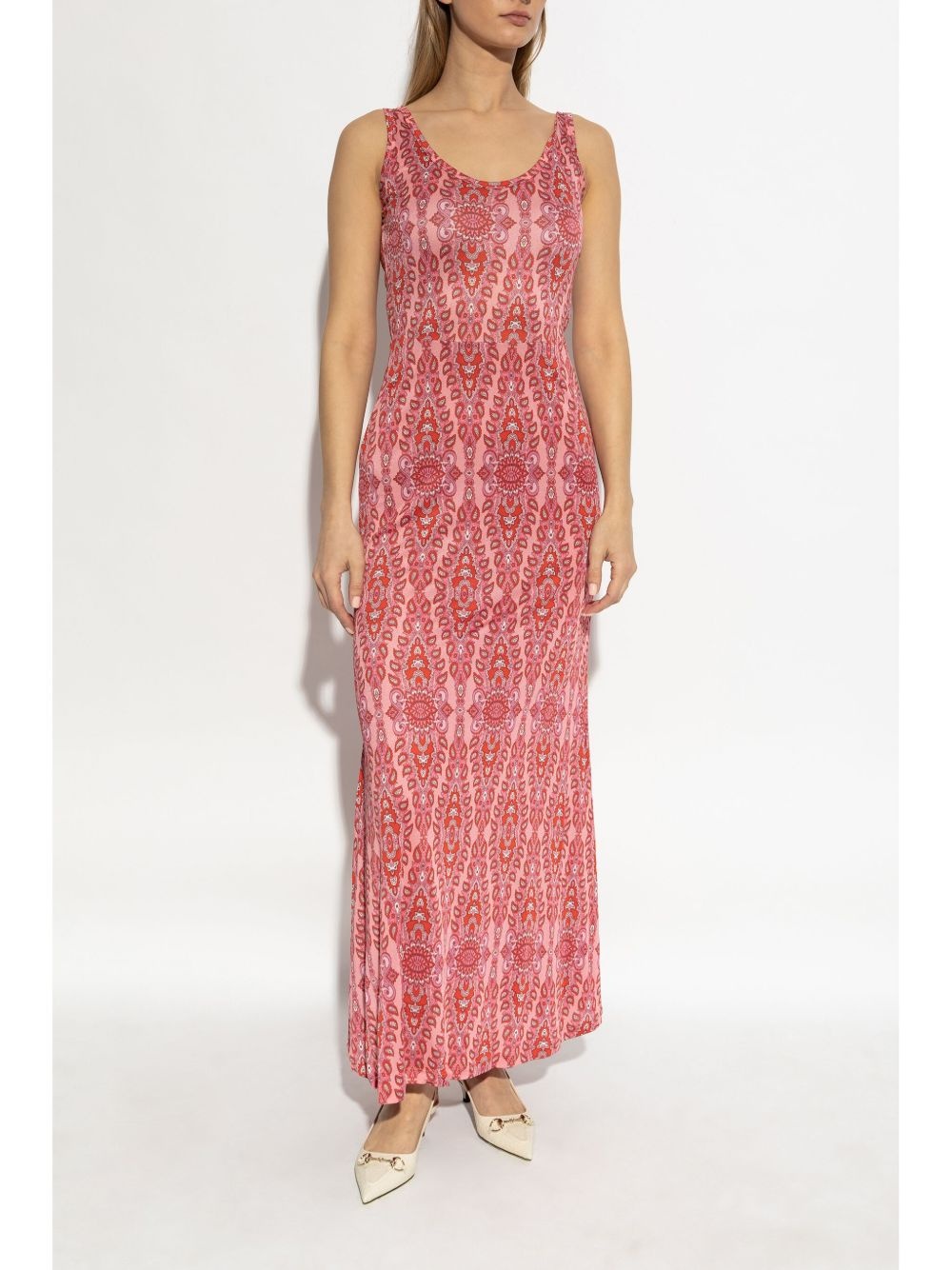 paisley-print long dress - 3