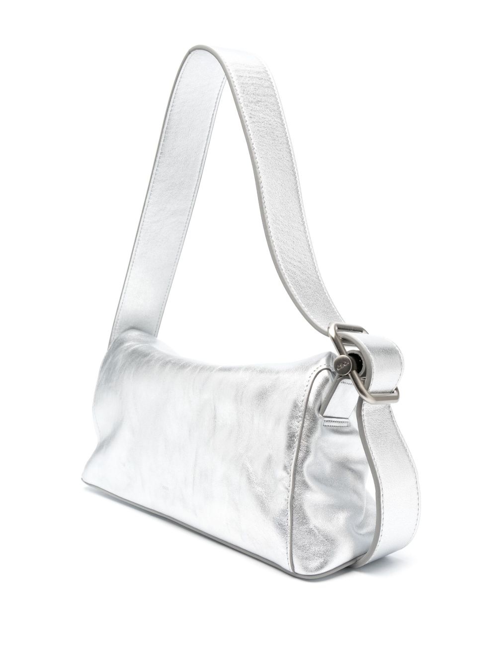 Folder Brot metallic-leather shoulder bag - 3