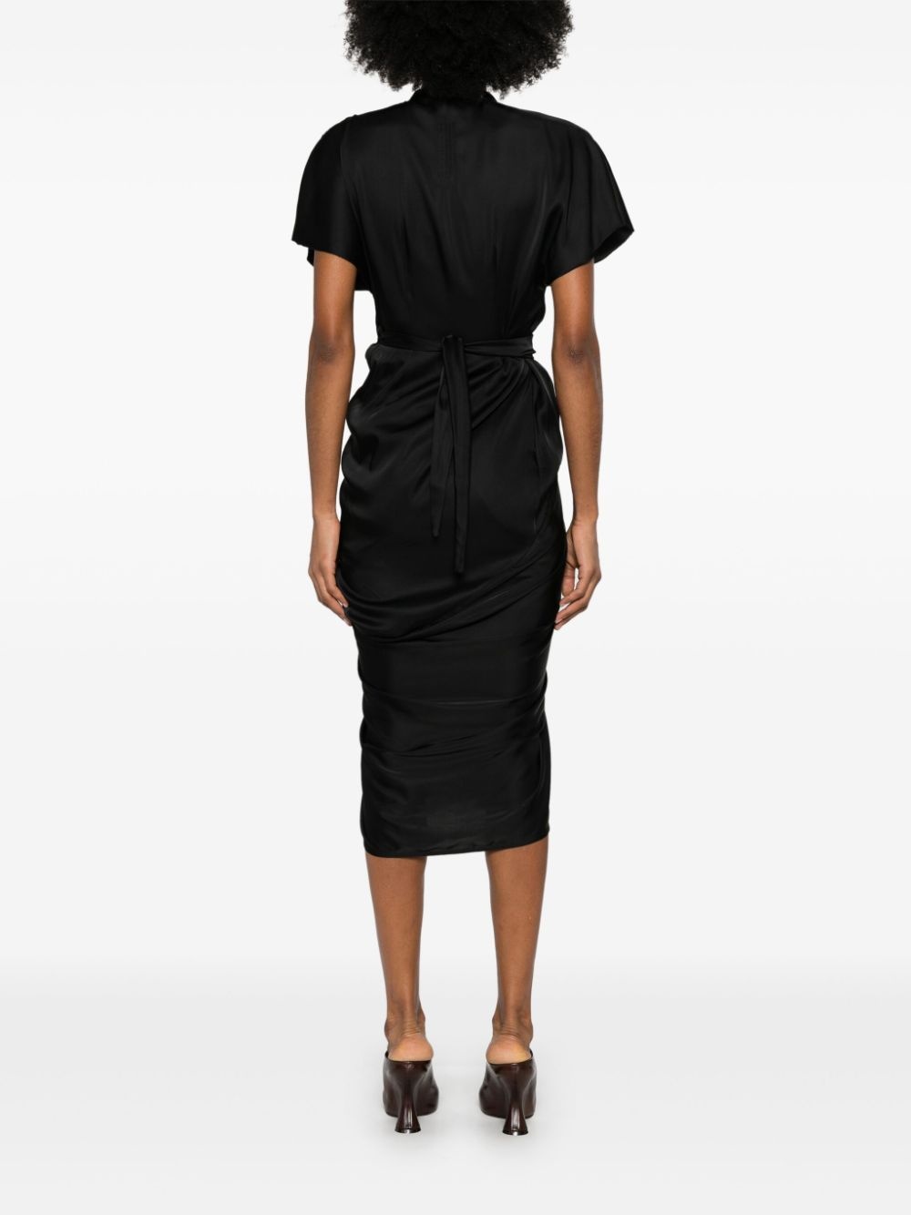 wrap midi dress - 4