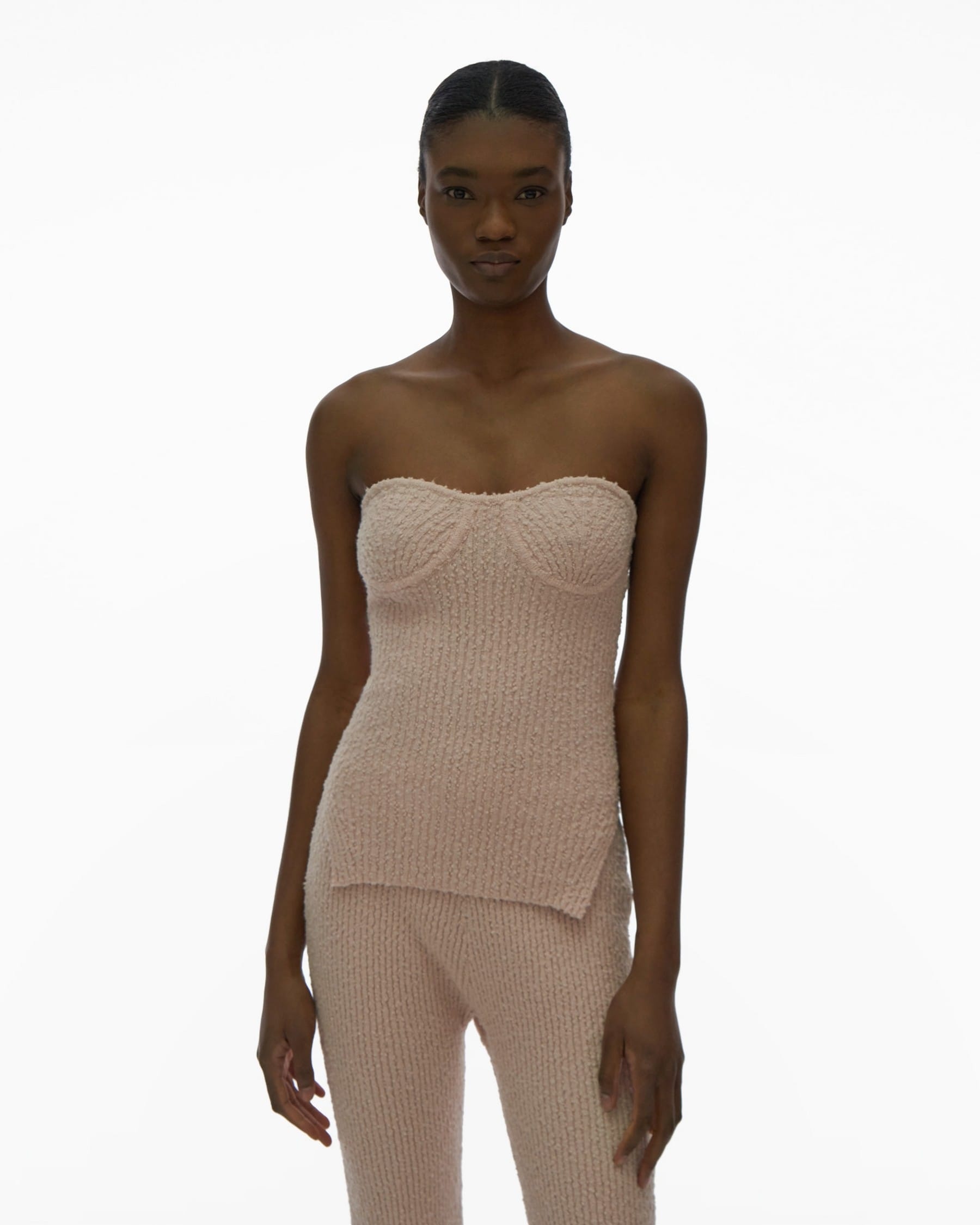 RIBBED BUSTIER - 3