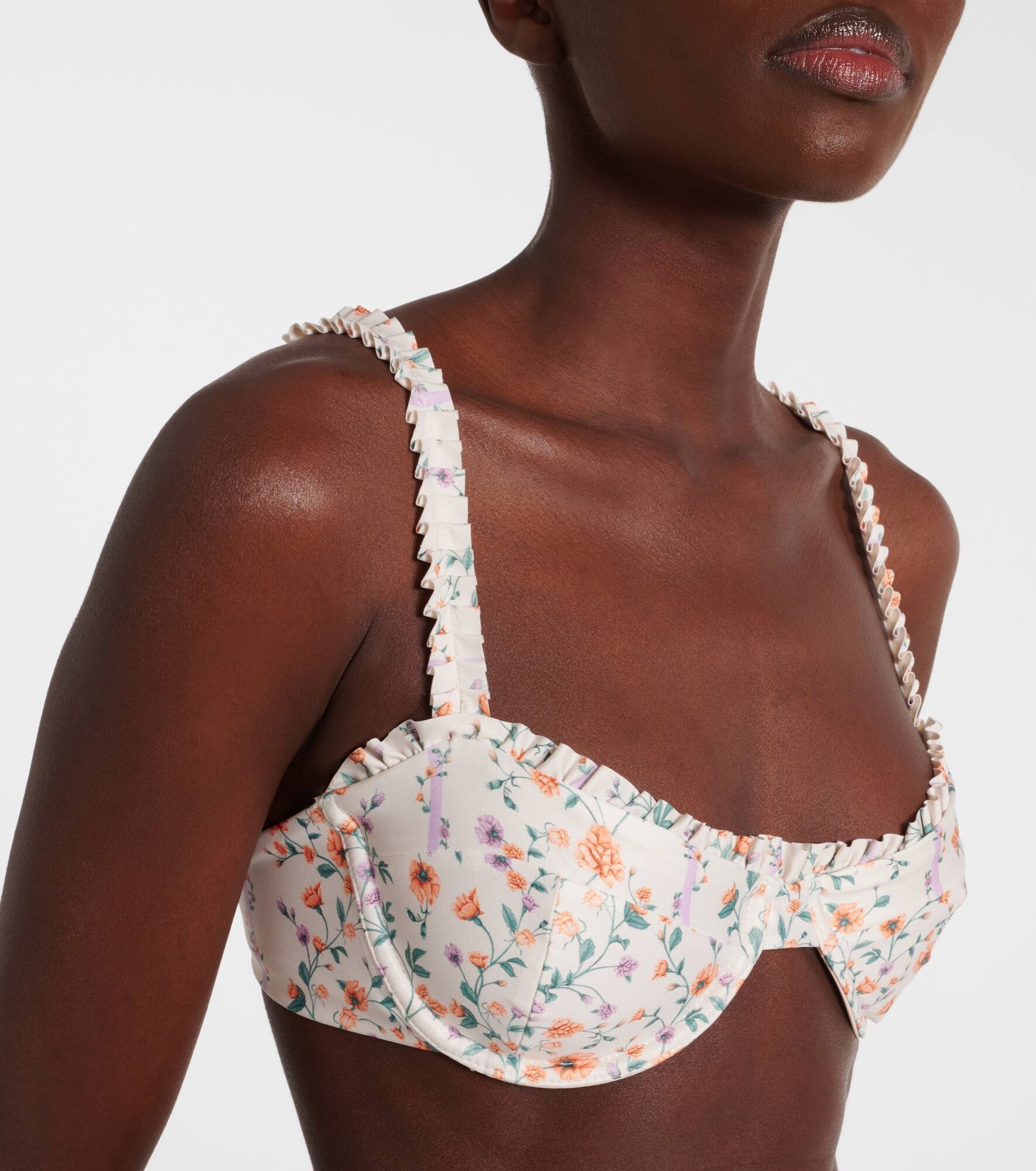Agraz floral bikini top - 4