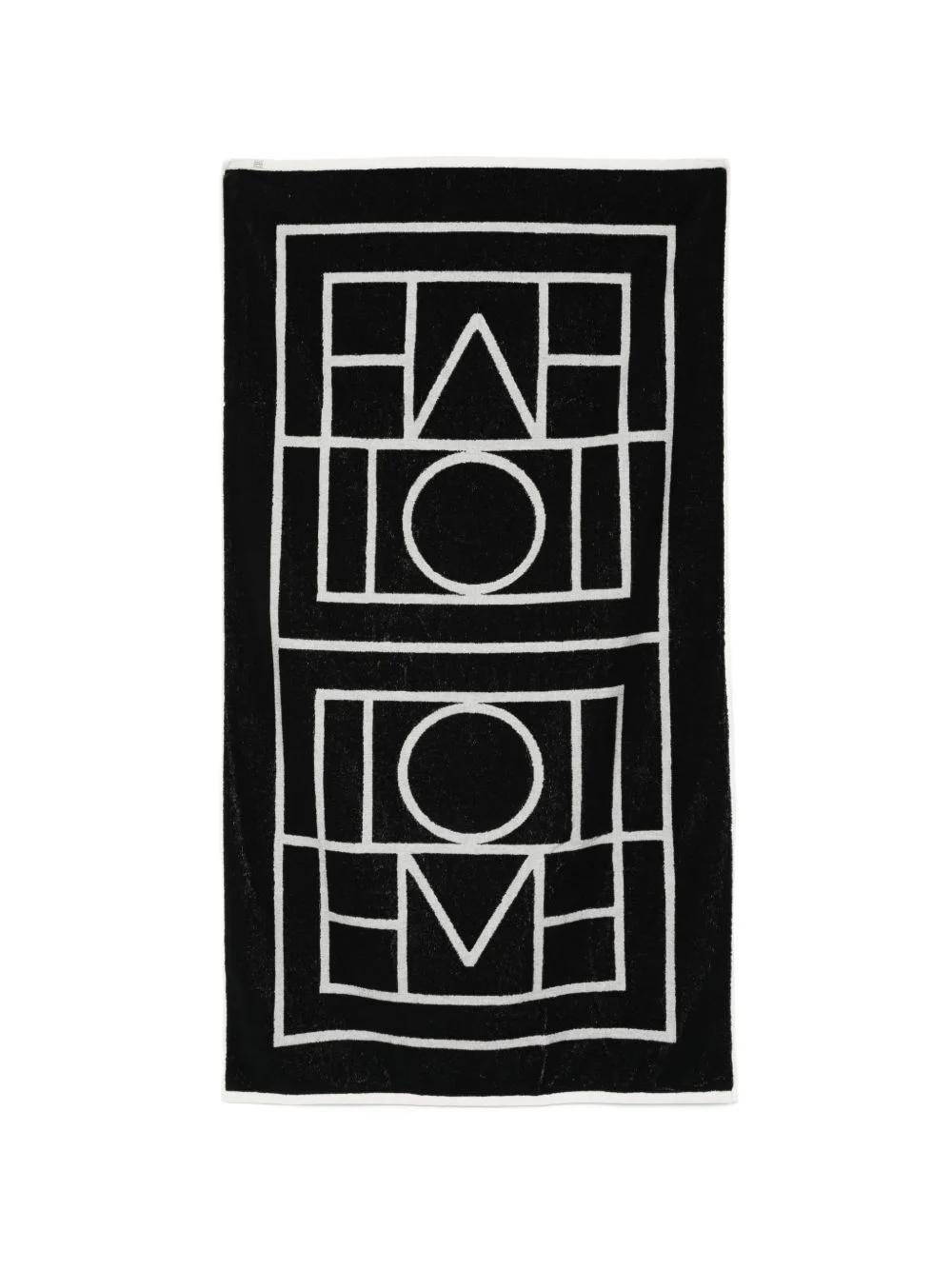 geometric-pattern towel - 1