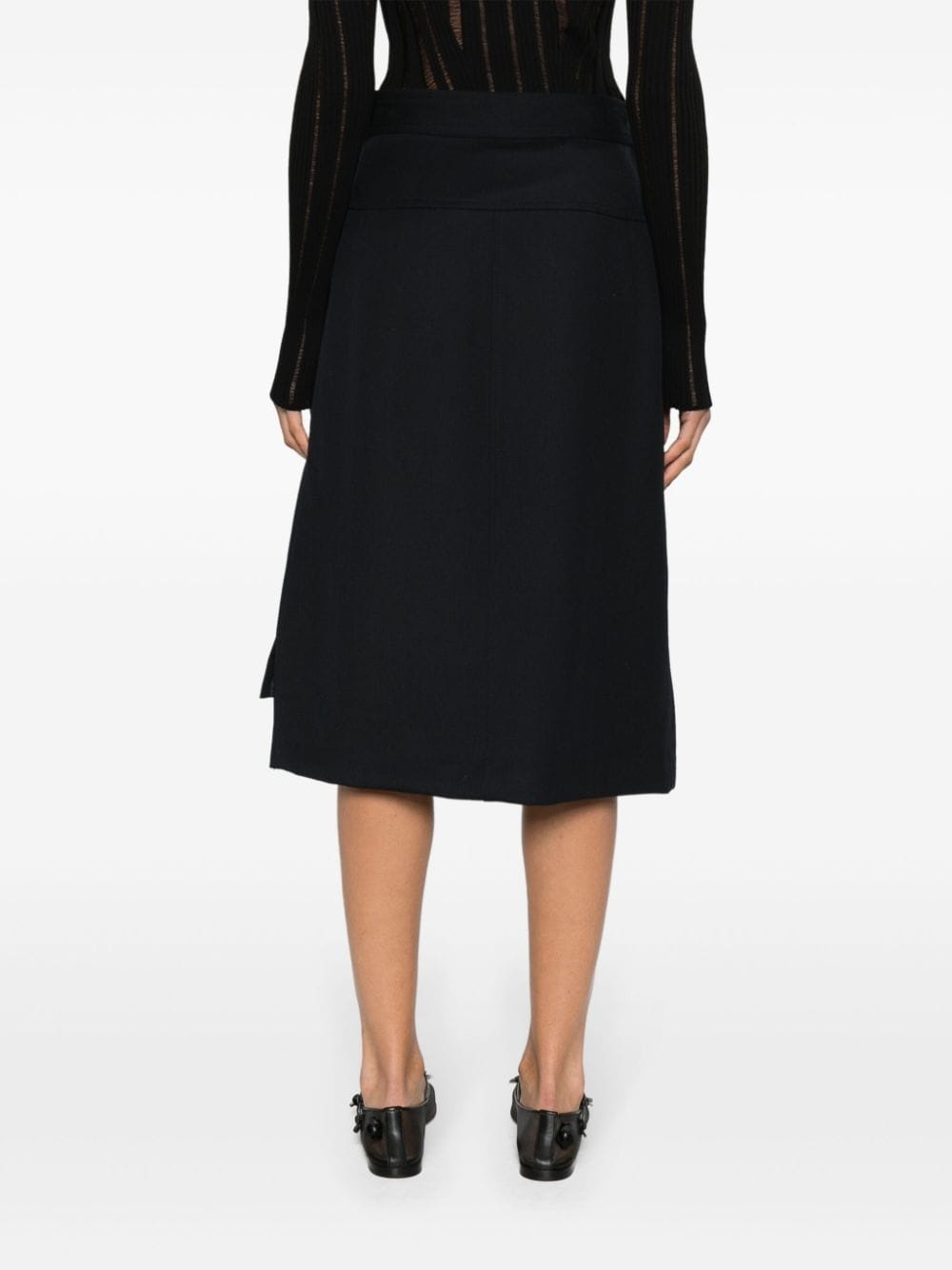 Cavalry wool midi skirt - 7