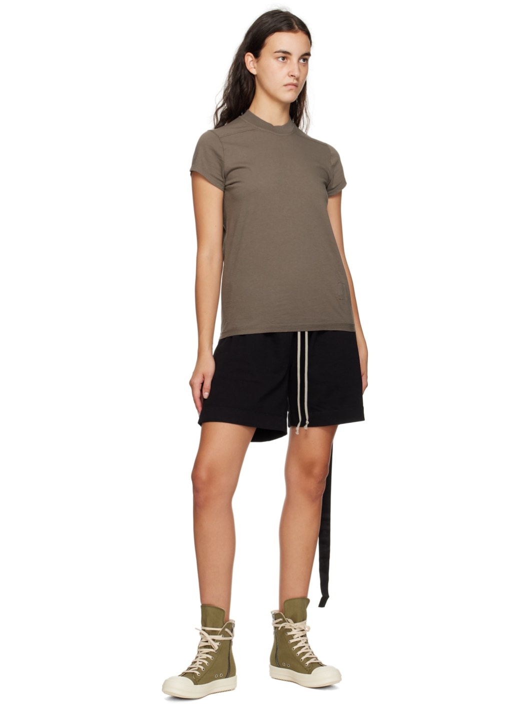 Green Eyelet Sneakers - 5