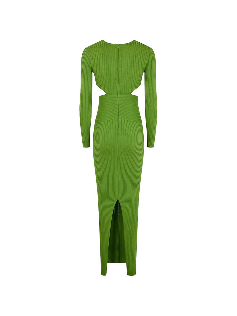ELISABETTA FRANCHI cut-out V-neck maxi dress outlook