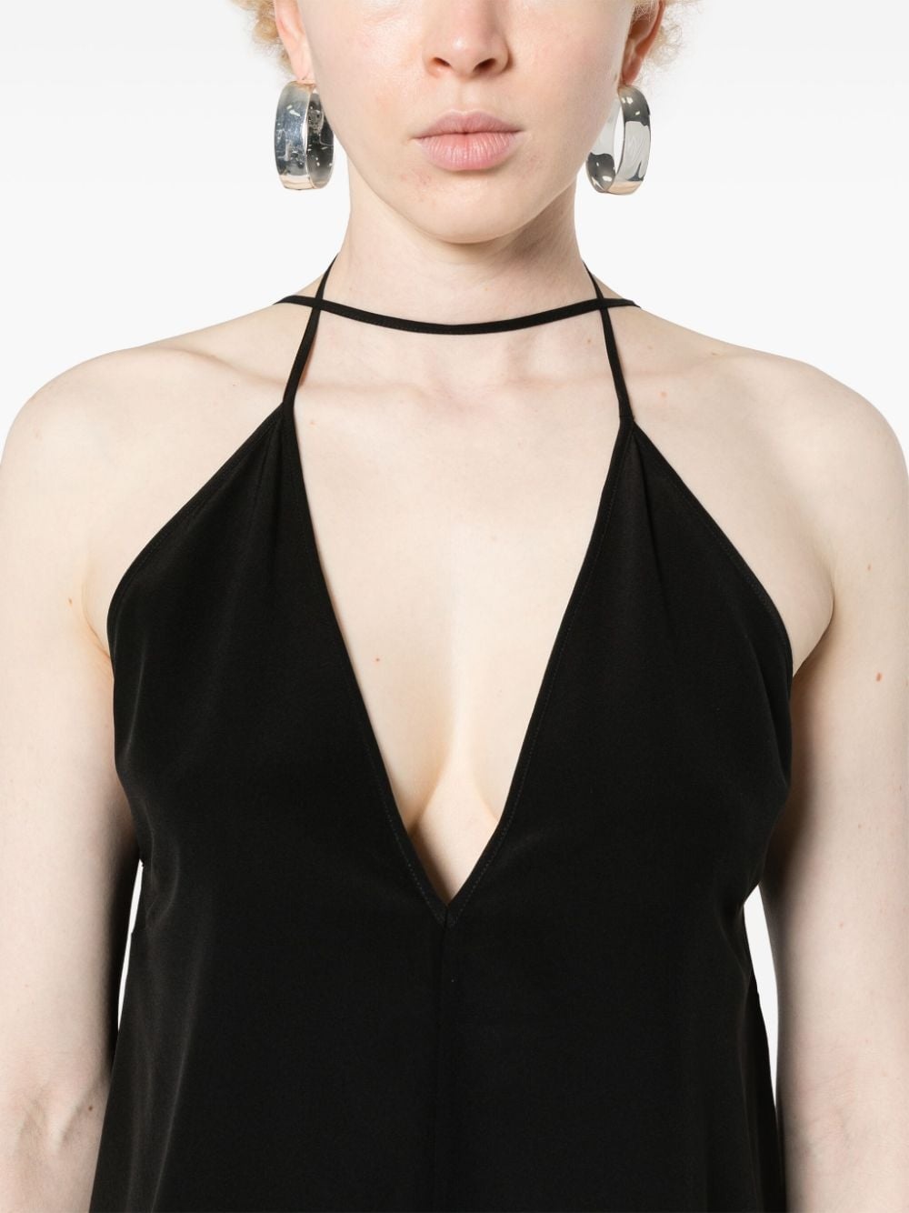 V-neck spaghetti-straps top - 5