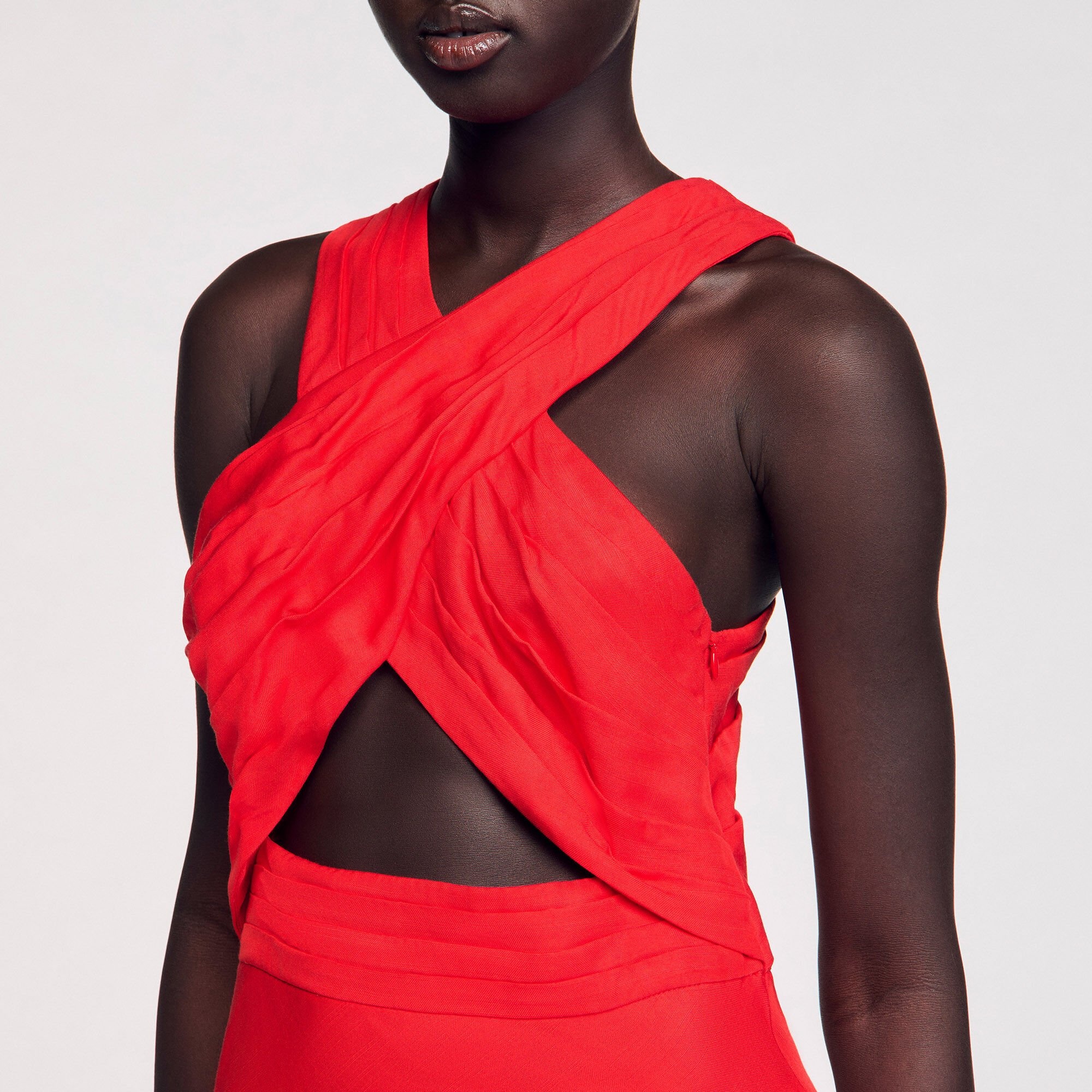 MAXI WRAPAROUND DRESS - 3