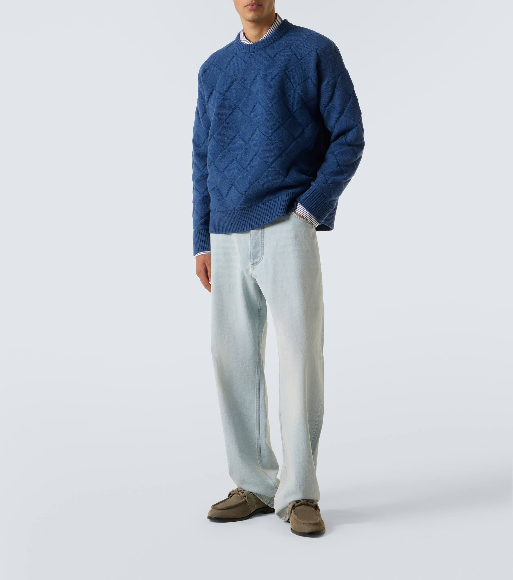 Intreccio wool-blend sweater - 2