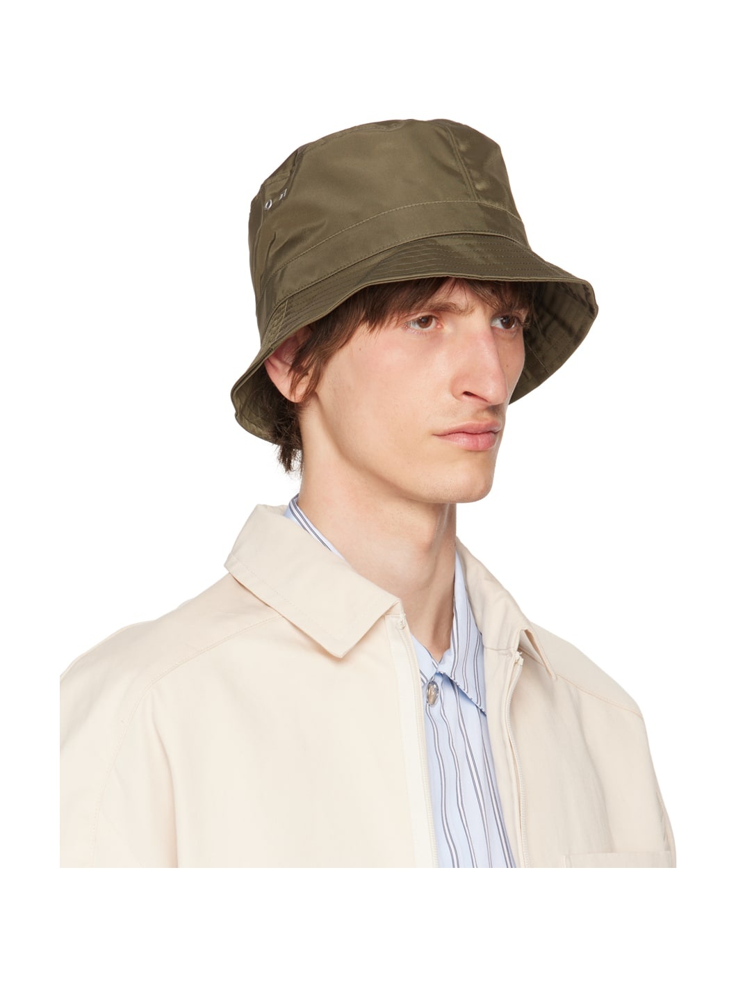 Khaki Le Chouchou 'Le bob Ovalie' Hat - 2