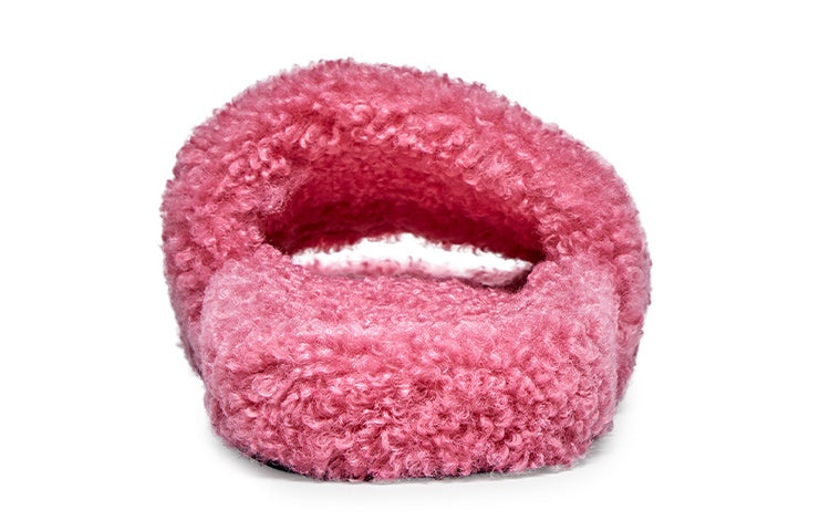 (WMNS) Balenciaga Furry Slides 'Pink' 654261W2DO15596 - 5