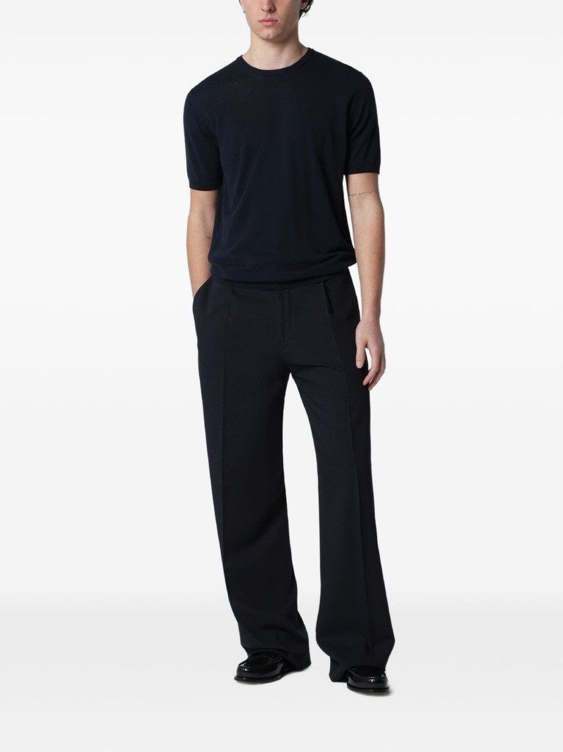LARDINI pleated straight trousers outlook