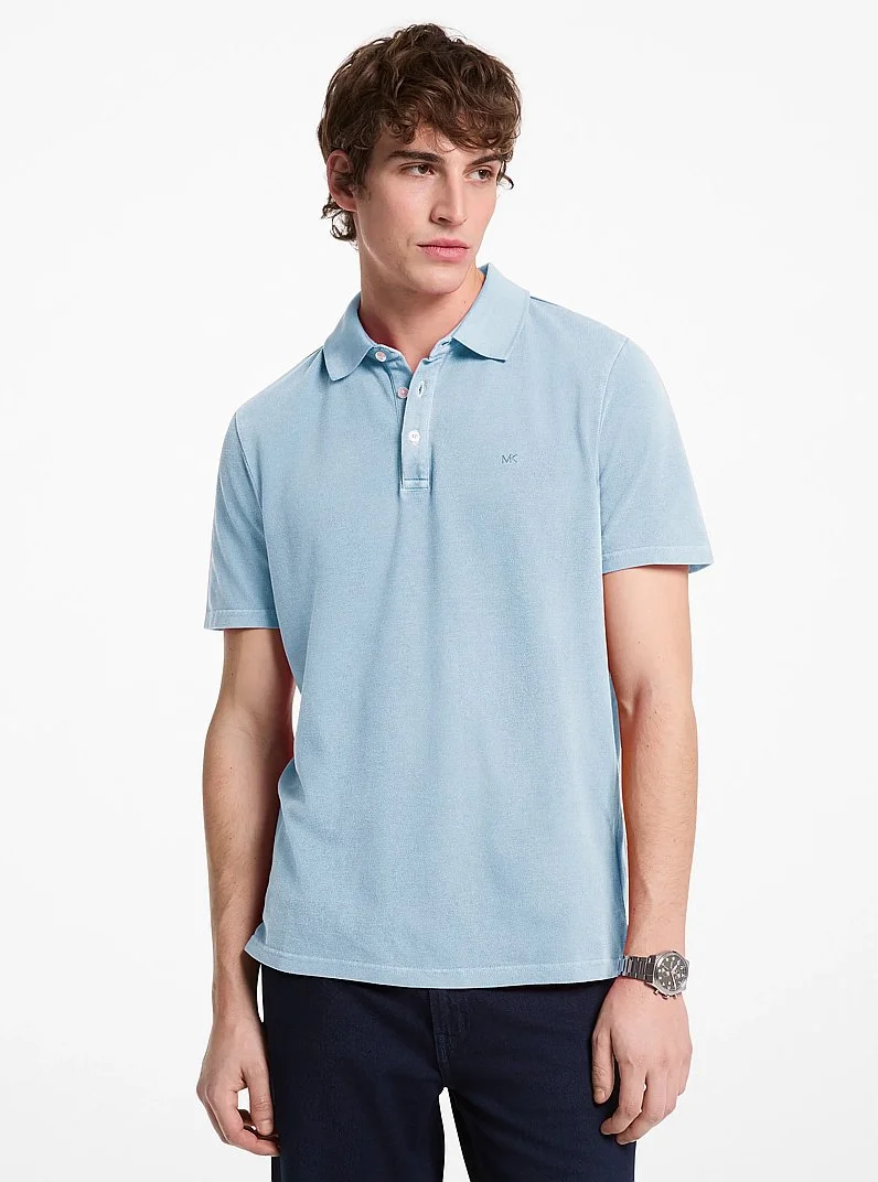 Cotton Piqué Polo Shirt - 1