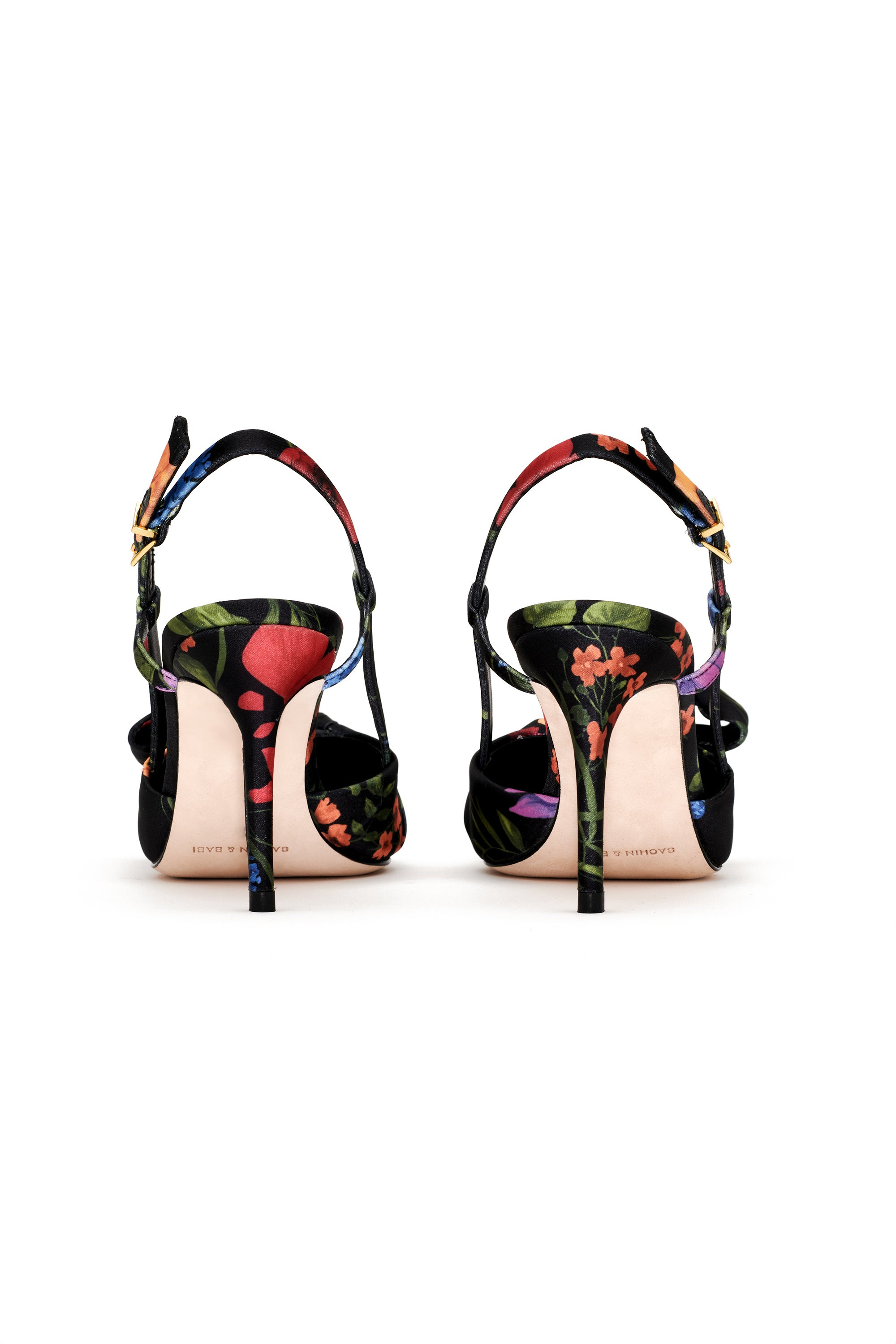 Lenox Obi-Bow Slingback - Noir Wildflower - 4