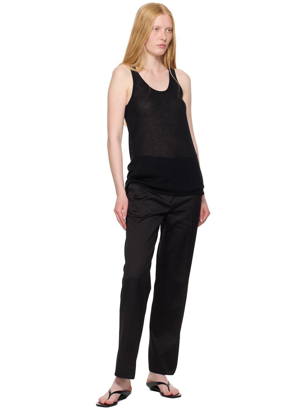 Black Tailored Chino Trousers - 4