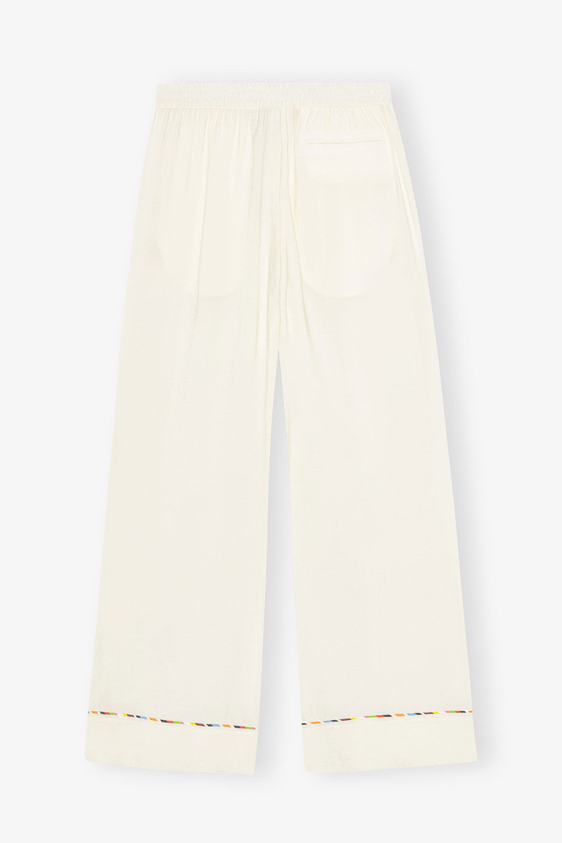 GANNI FLUID MODAL ELASTICATED PANTS outlook