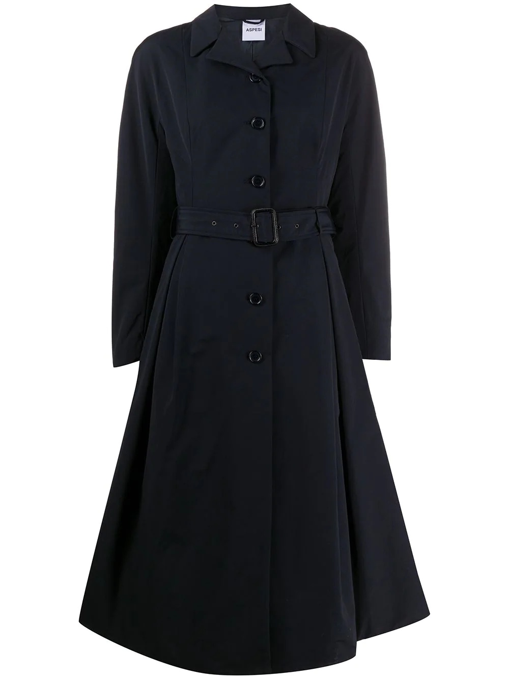 belted trench coat - 1