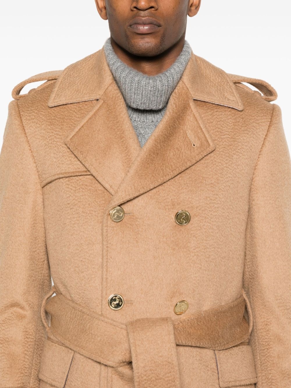 double-breasted coat - 5