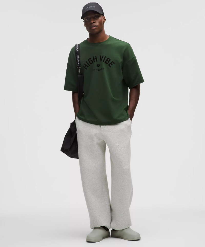 Stretch Cotton-Blend Oversized T-Shirt High Vibe *Erewhon 5