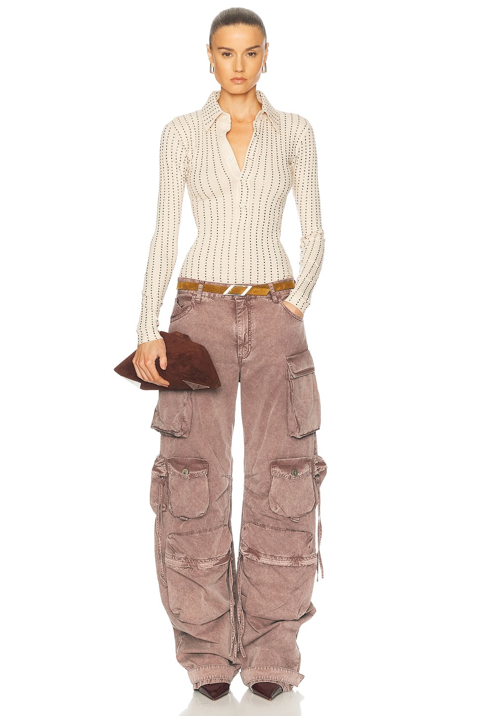 Wide Leg Cargo Pant - 5