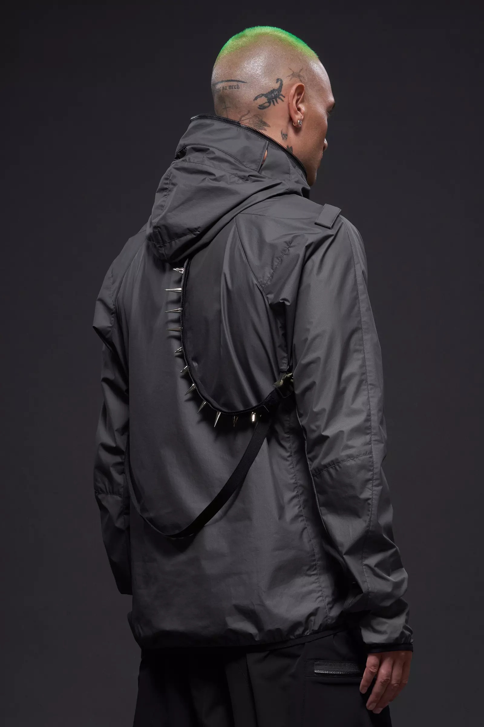 J118-WS Packable Windstopper® Jacket Gray - 5