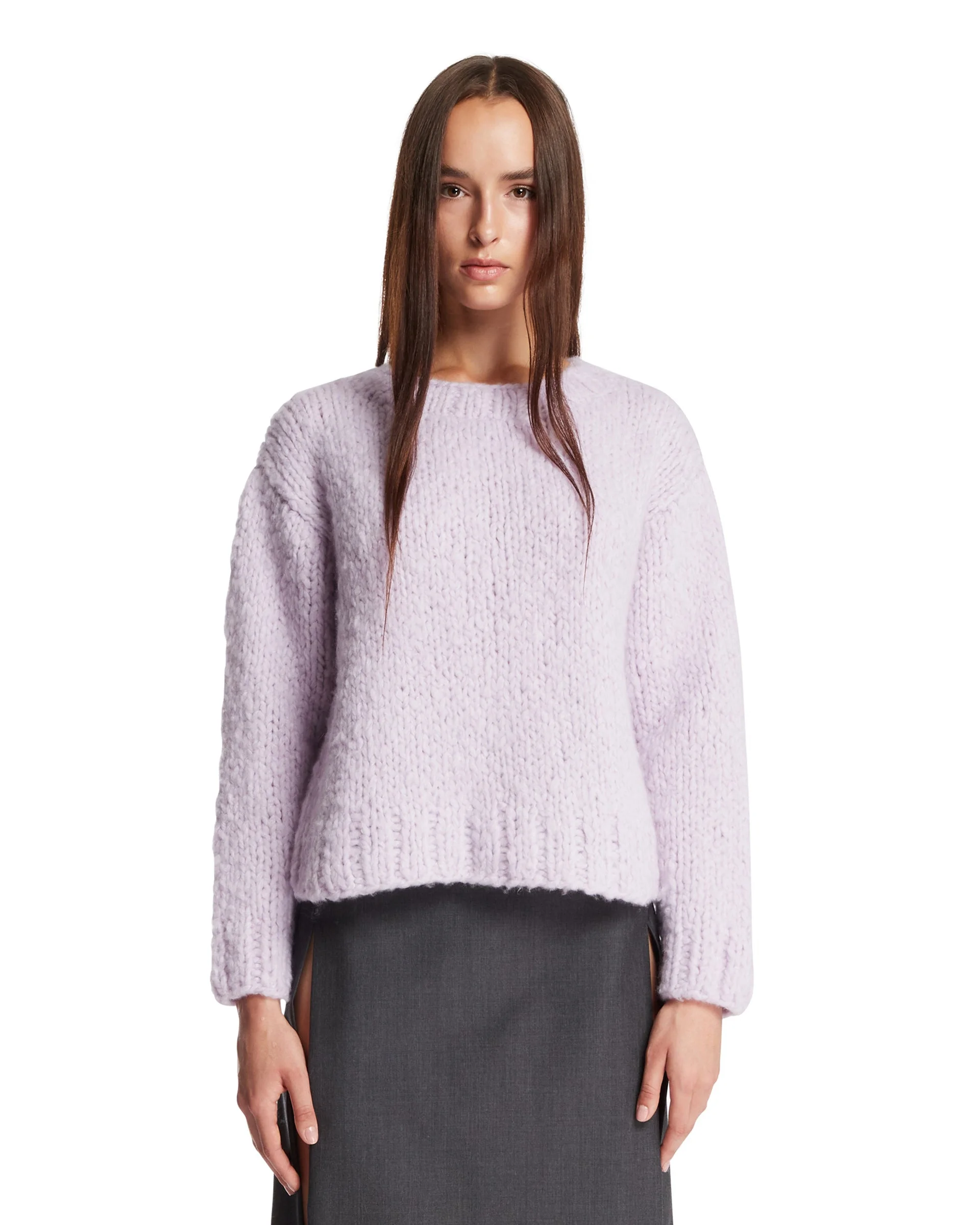 Lilac Cashmere Sweater - 1