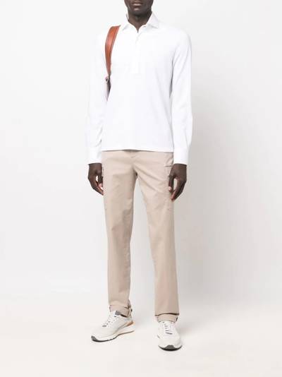 Brunello Cucinelli slim-cut trousers outlook