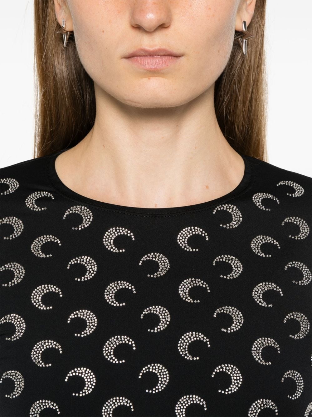 Crescent Moon-embellished top - 5