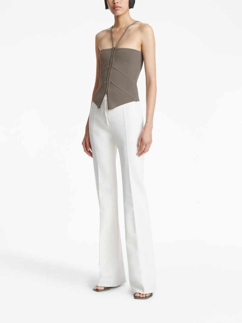 Dion Lee square-neck corset-style top outlook