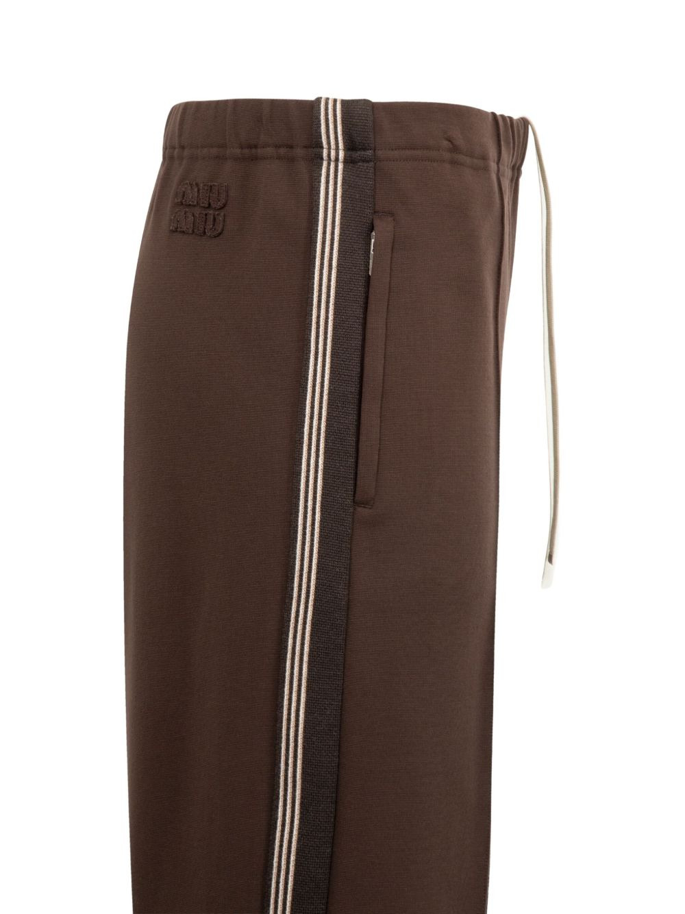 side-stripe trousers - 3