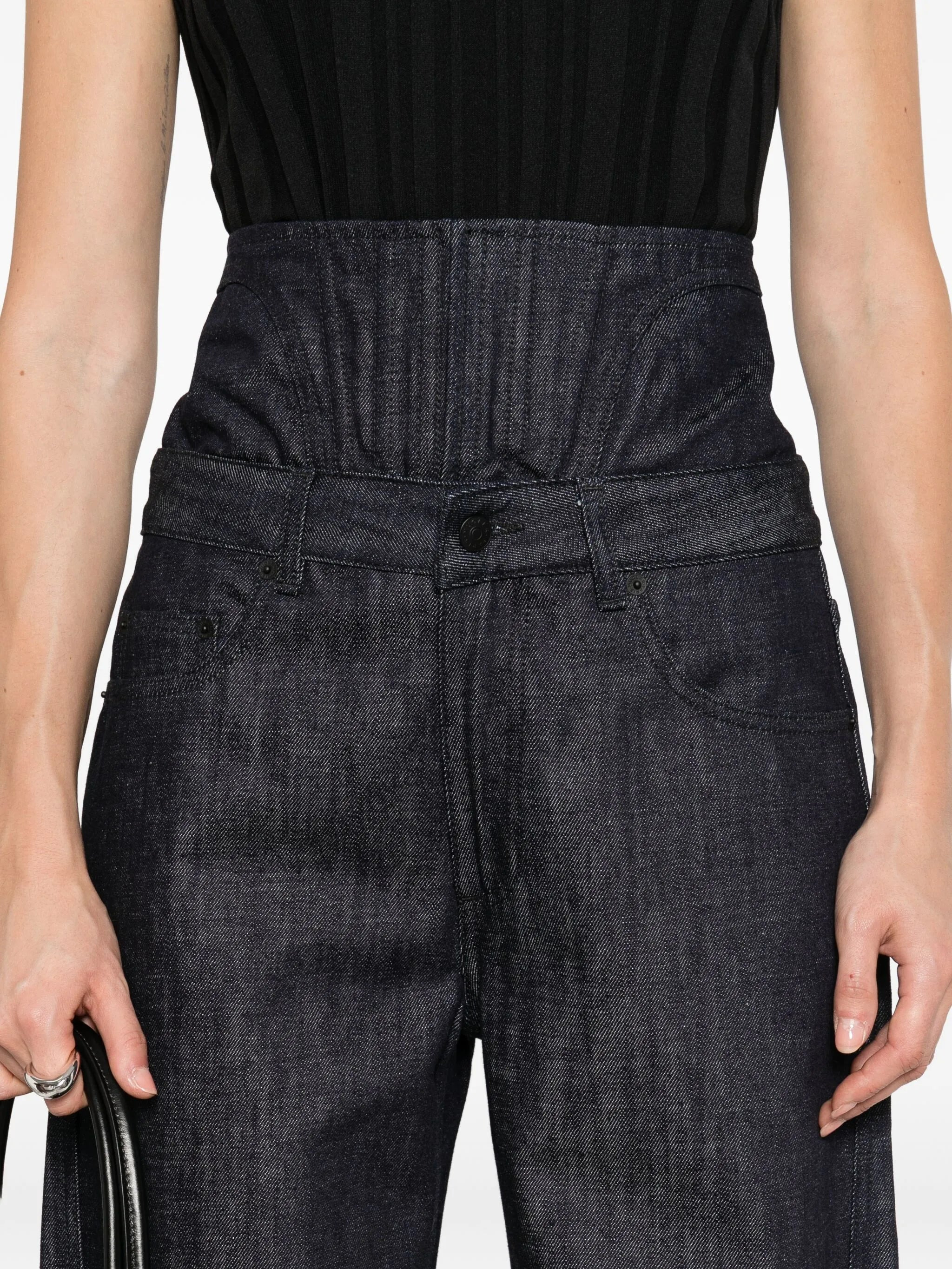 corset-waist jeans - 5