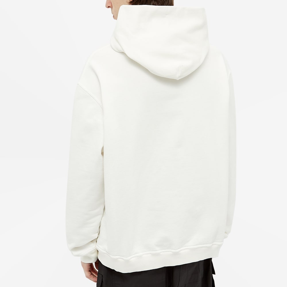 Maison Margiela Embroidered Text Logo Hoody - 5