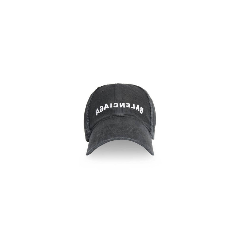Mirror Balenciaga Cap in Black 1