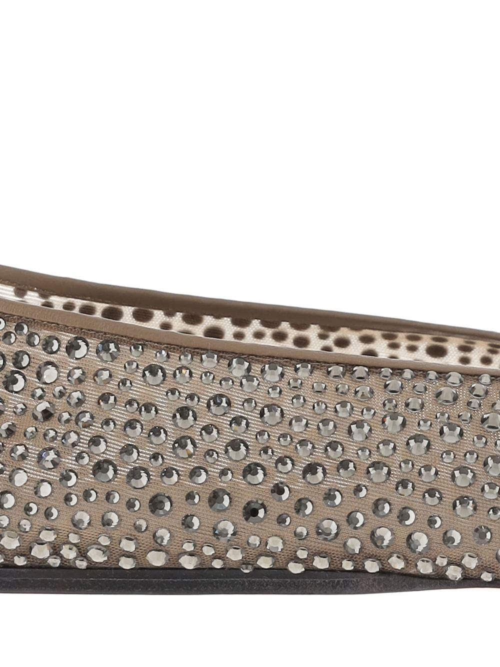 crystal-embellished ballet flats - 4