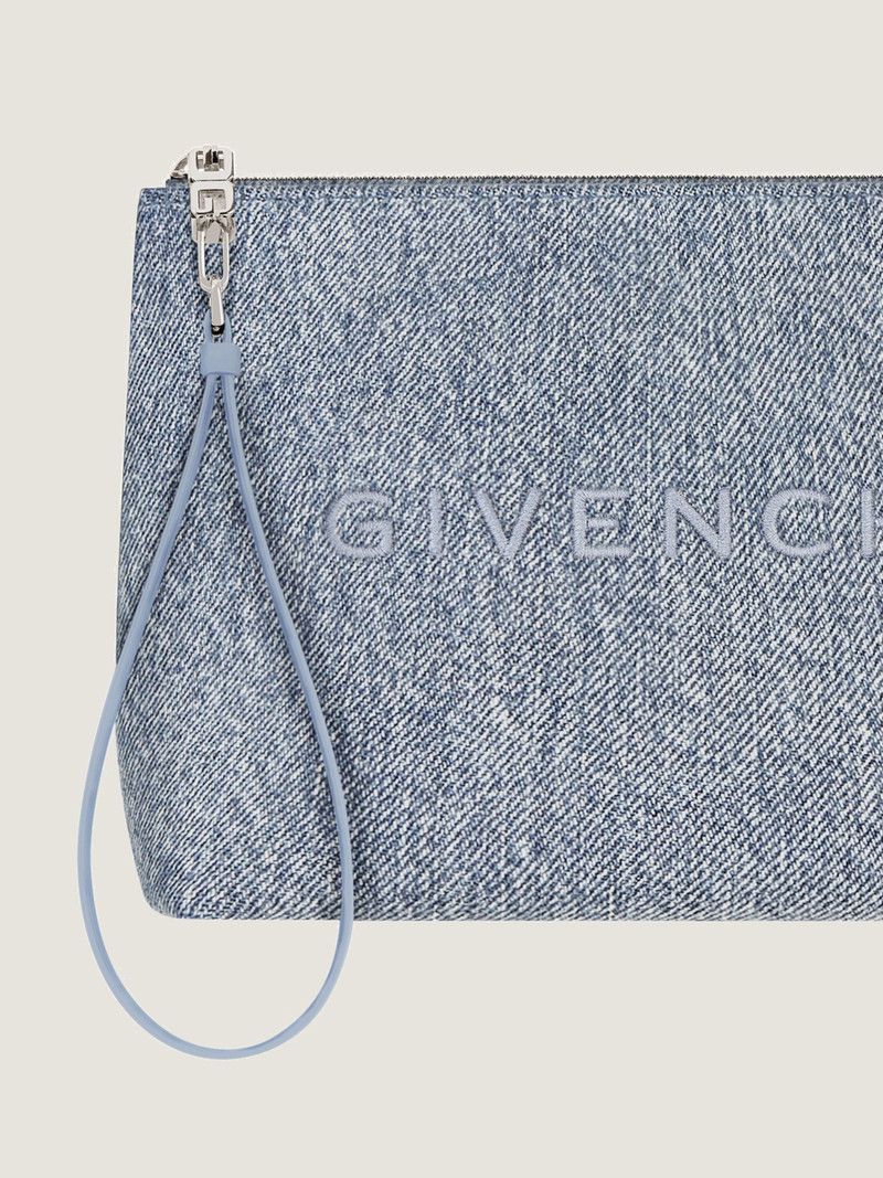 GIVENCHY TRAVEL POUCH IN DENIM 4