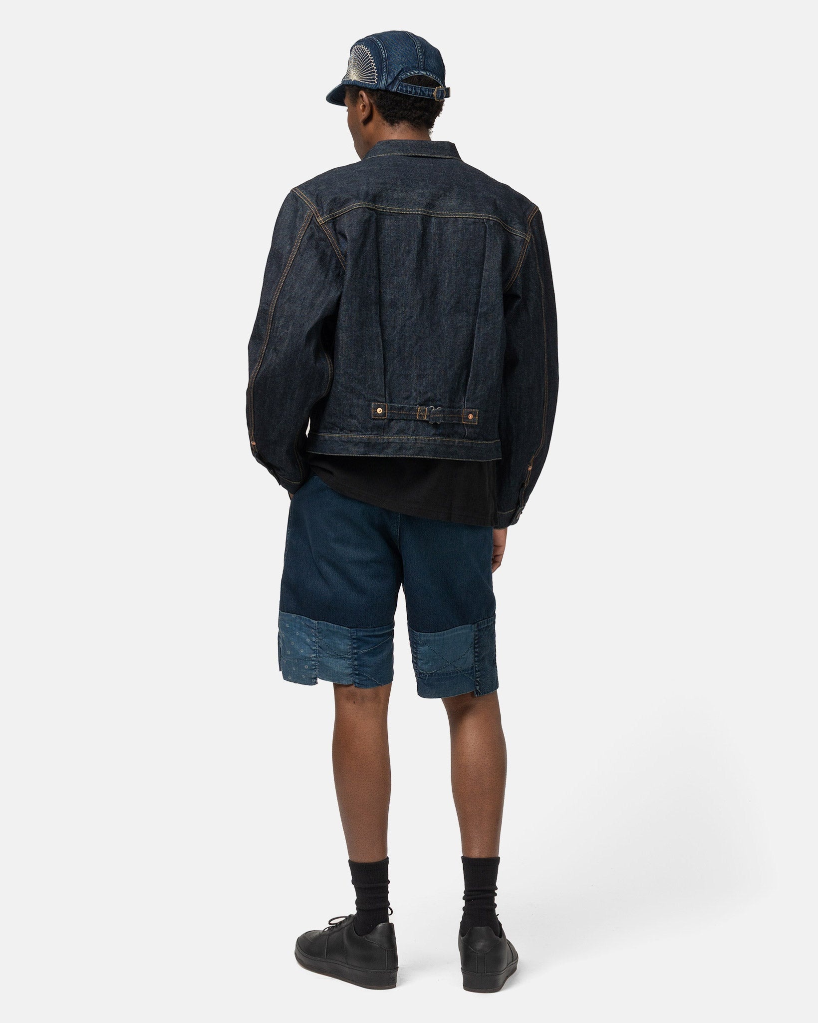 10oz IDGxIDG Denim Short (HUTTE Remake) Indigo - 4