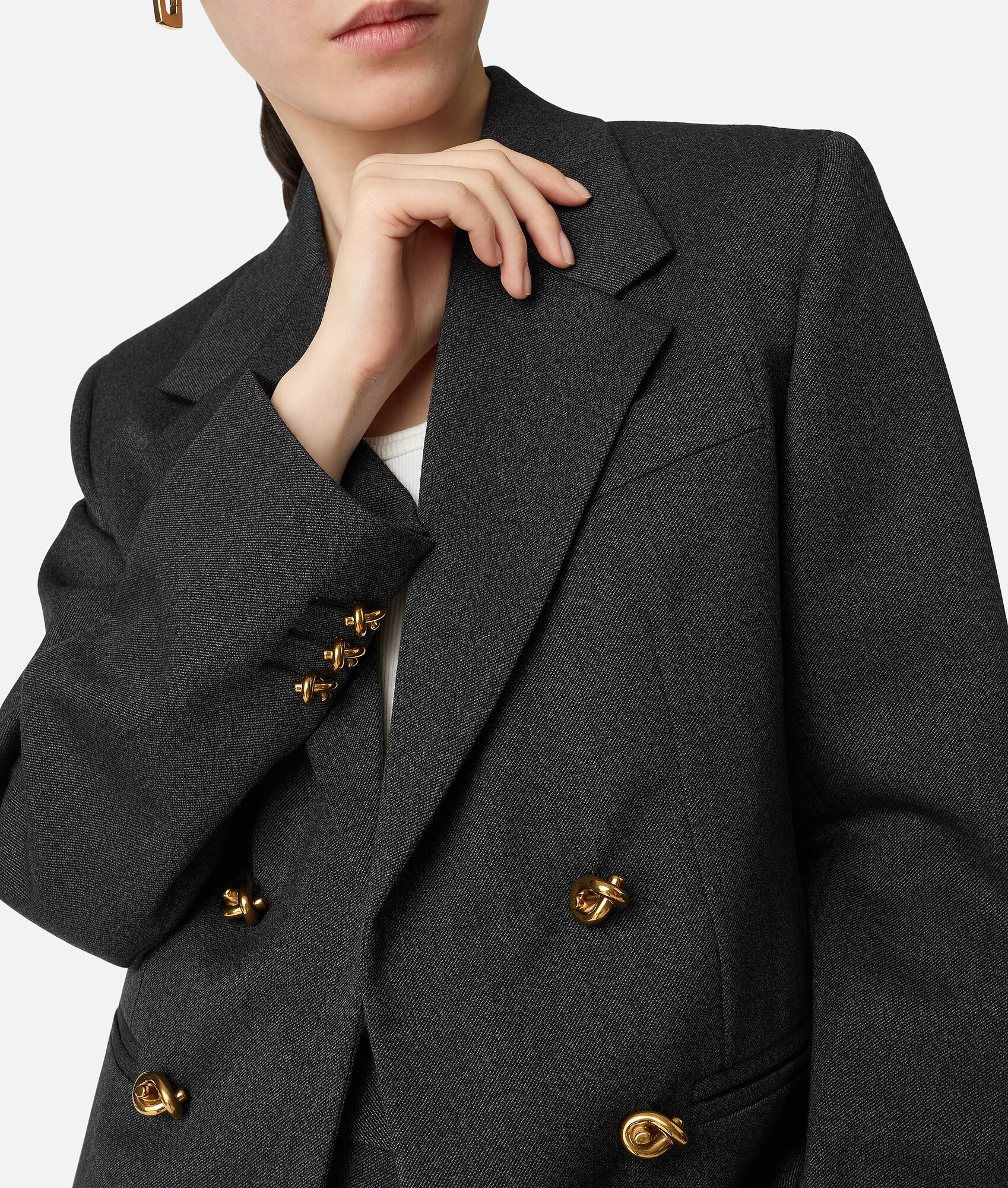 Mouline Wool Twill Jacket - 5