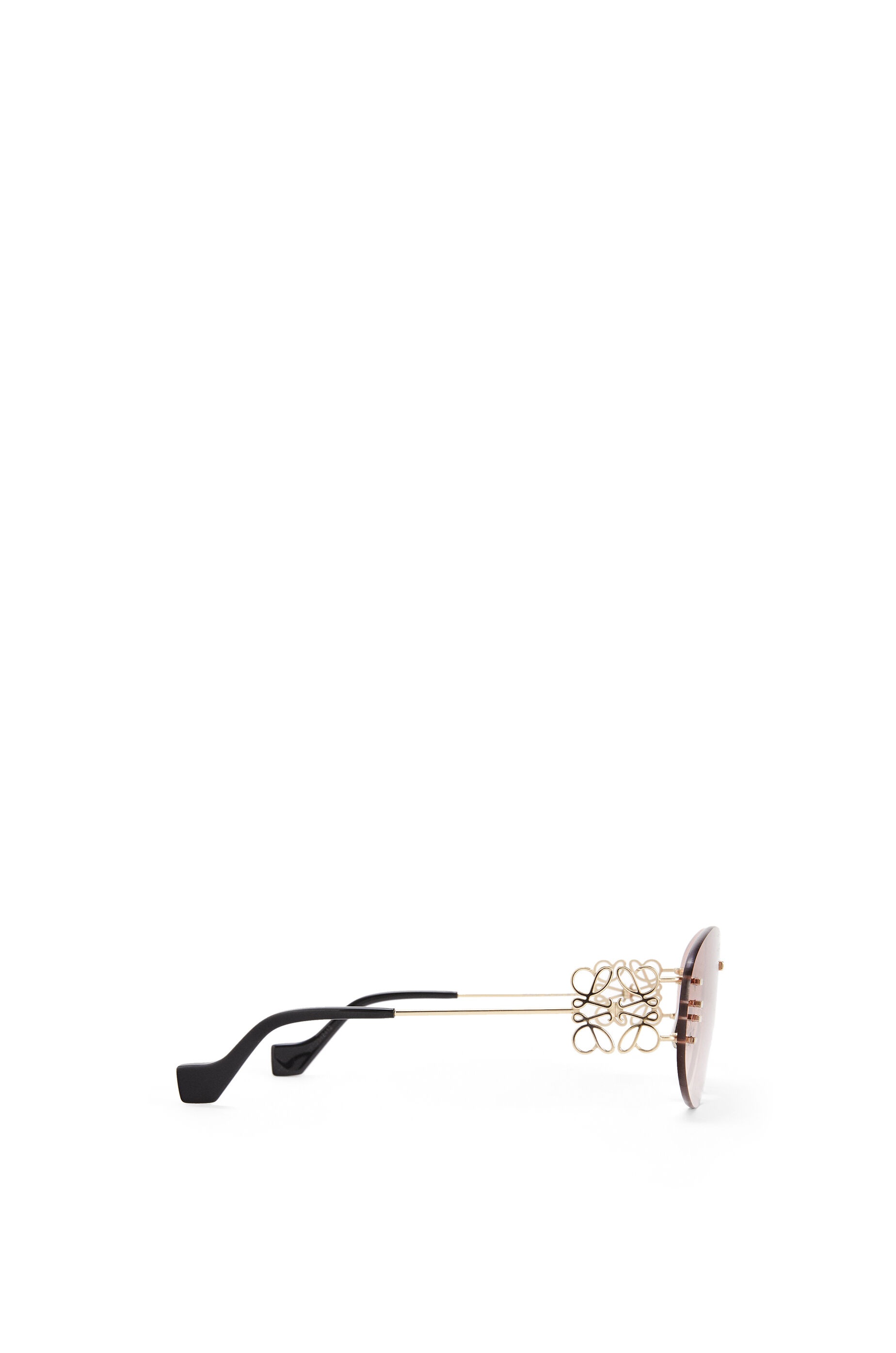 Rimless oval Anagram sunglasses - 4