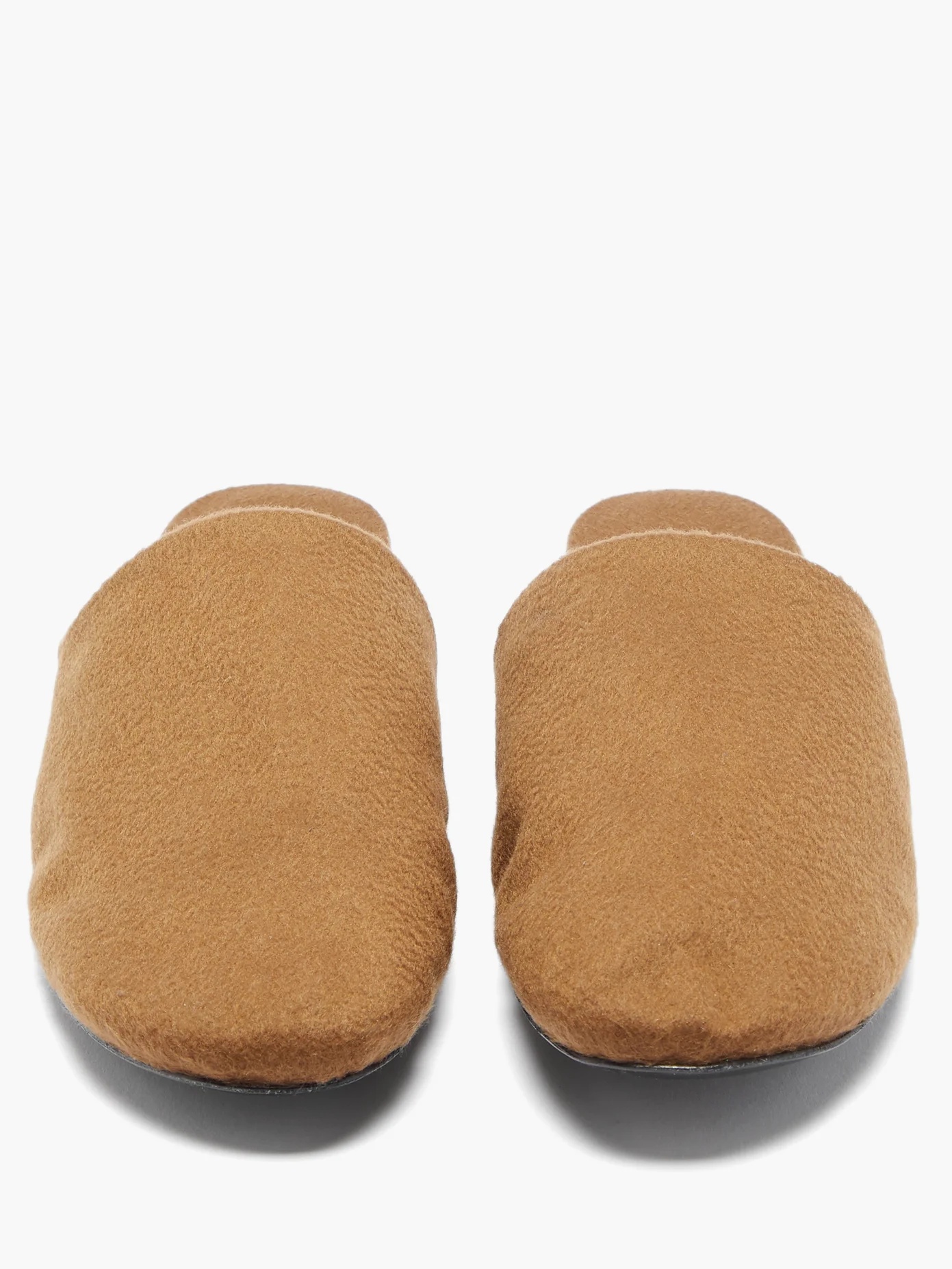 Granpa cashmere backless loafers - 4