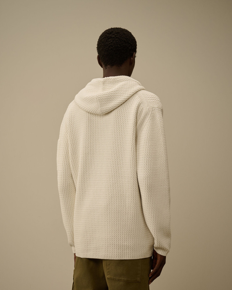 Cotton Chenille Hooded Sweater 4