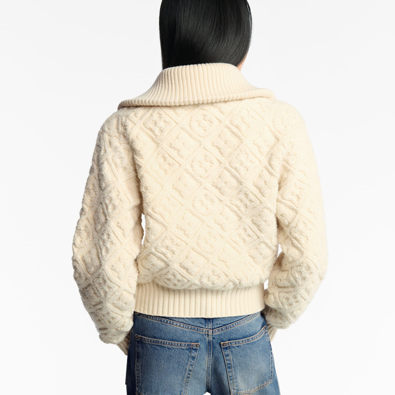 Shearling-Effect Monogram Jacket 5