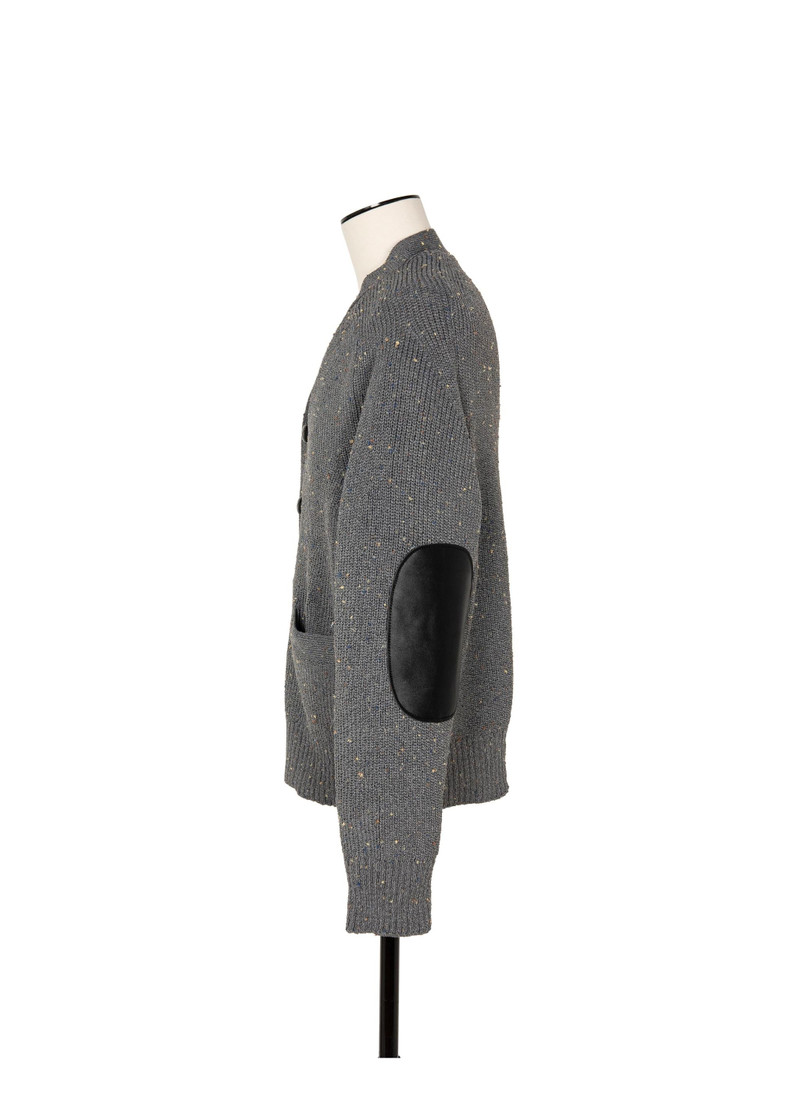 sacai Nep Yarn Knit Cardigan outlook