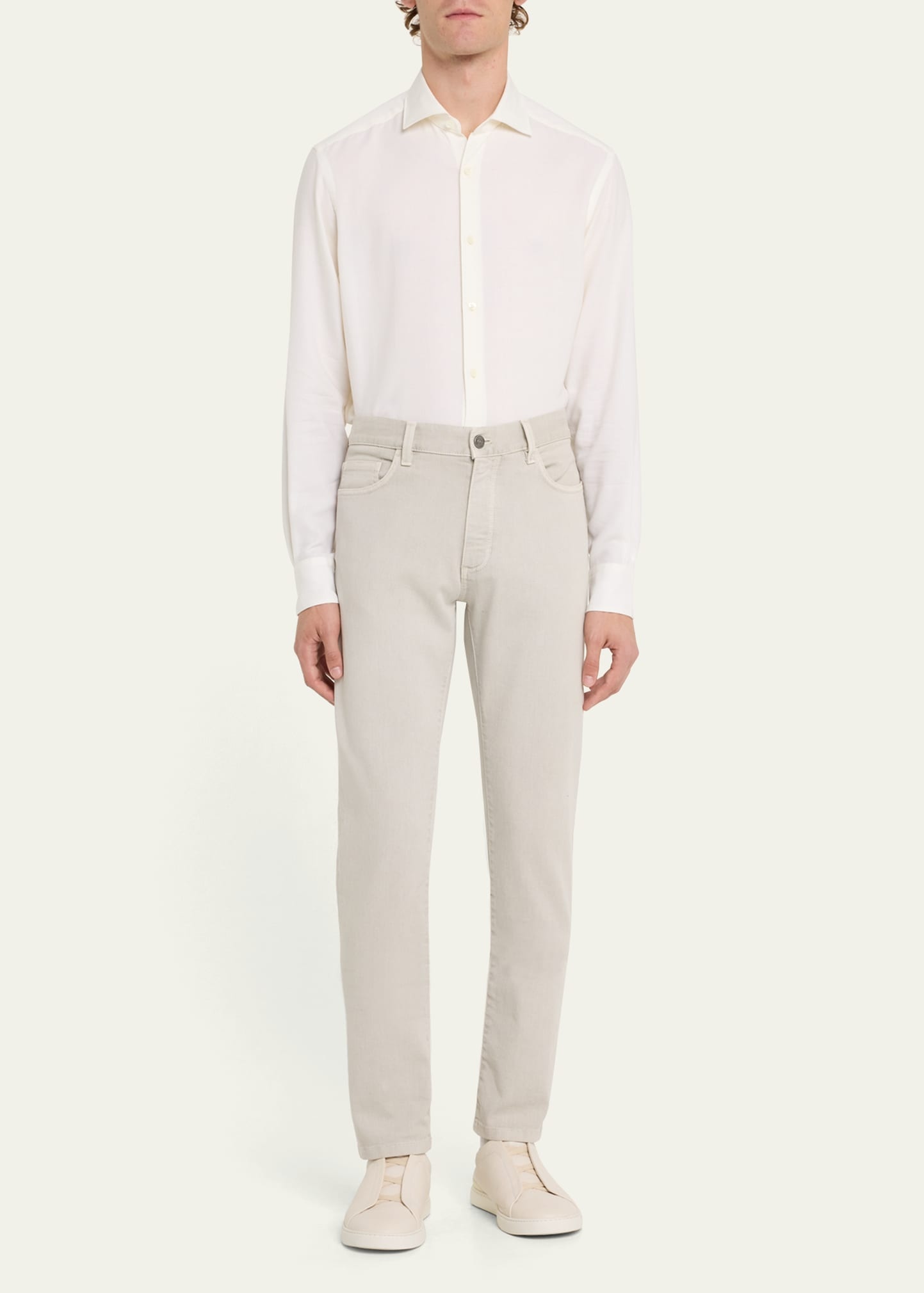 Men's Cotton-Cashmere Cashco Sport Shirt - 2
