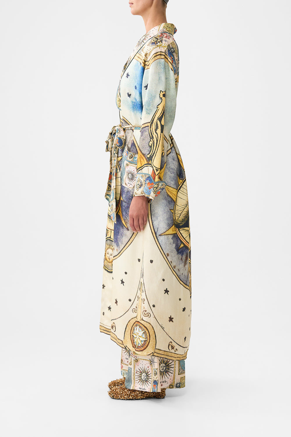 LONG ROBE WITH TIE - 4