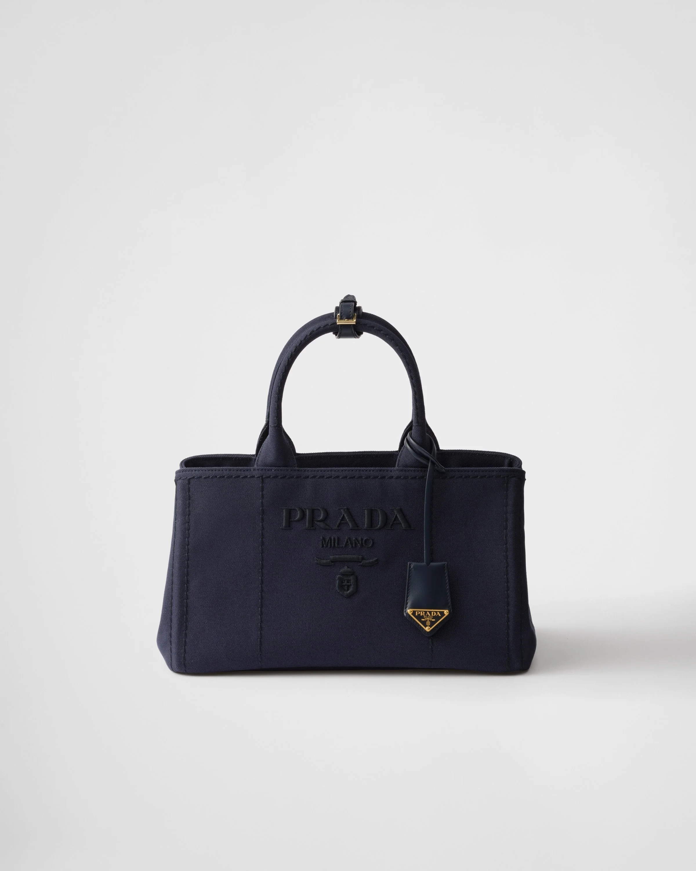 Large cotton canvas handbag - 1
